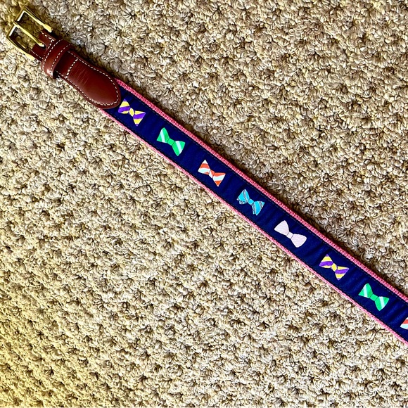 Country Club Prep bow tie belt. Size 40. EUC. - Picture 1 of 3